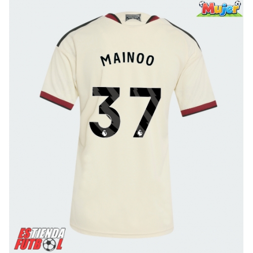 Manchester United Kobbie Mainoo #37 Tercera Equipación Mujer 2026-27 Manga Corta
